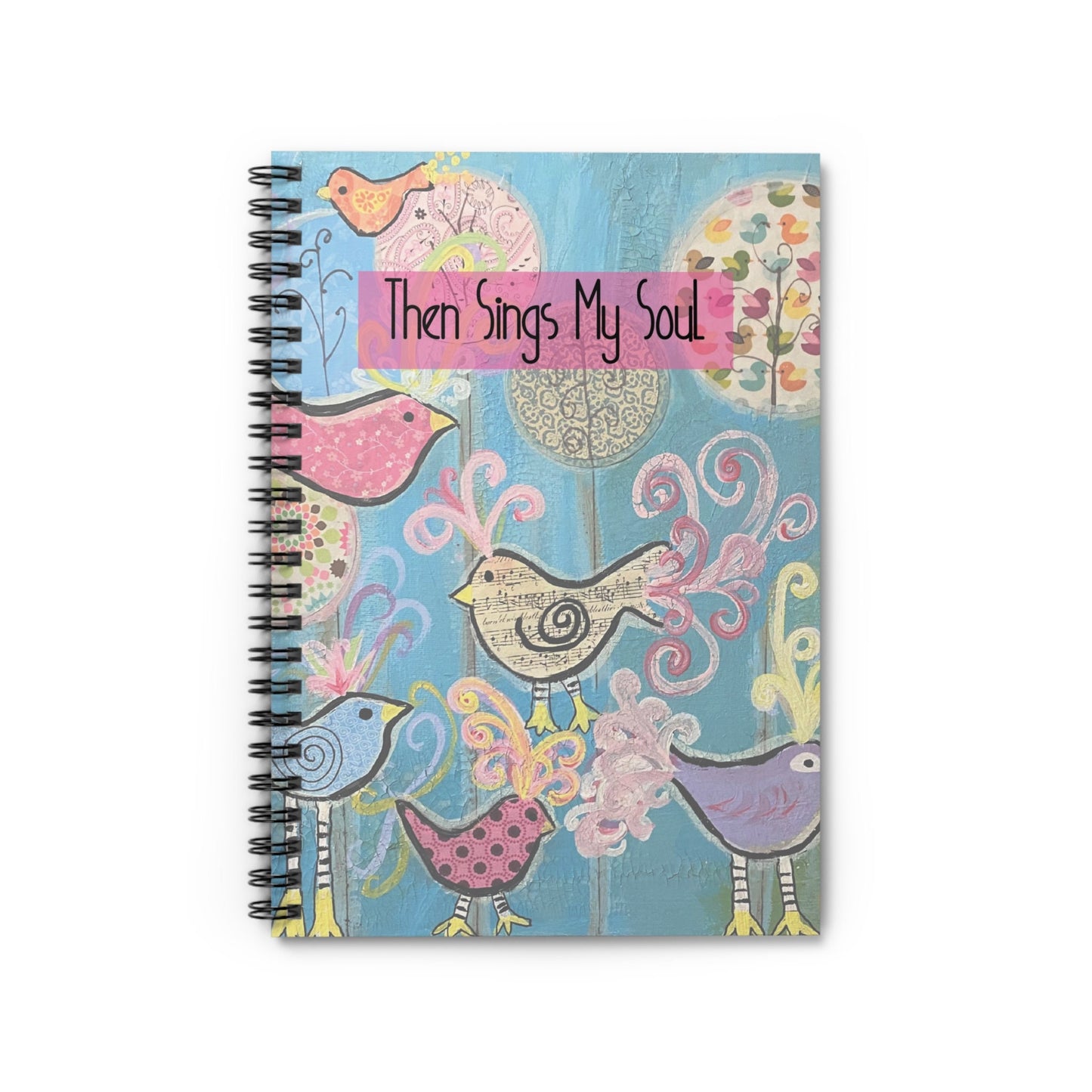 Personalized Floral Journal, Original Artwork