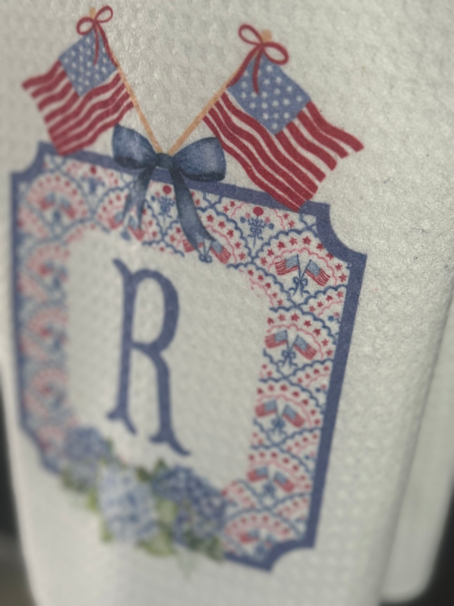 Personalized Kitchen Towel, 4th of July