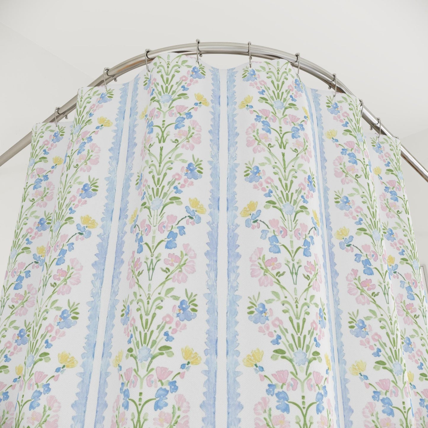 Custom Shower Curtain, Coquette Floral
