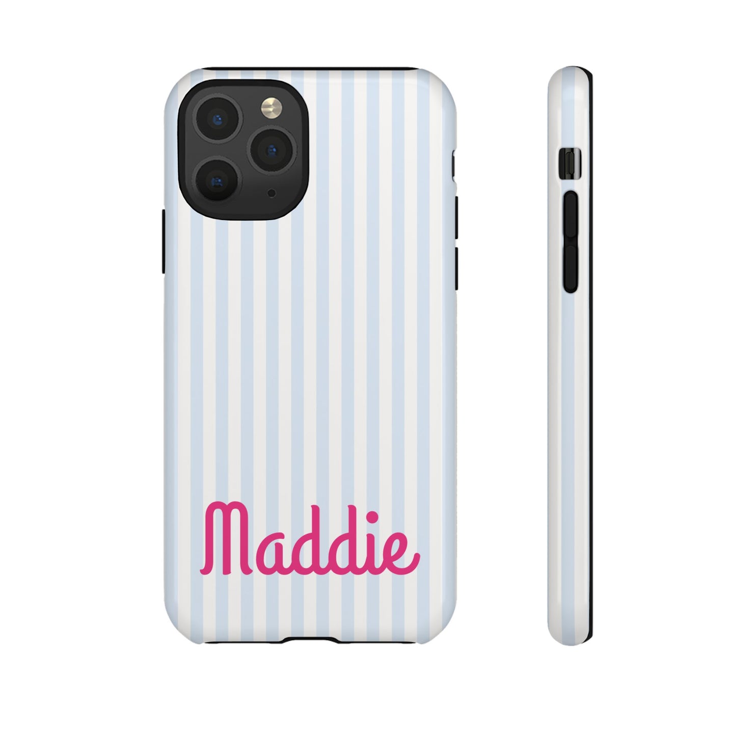 Personalized Phone Tough Cases - Blue Stripe