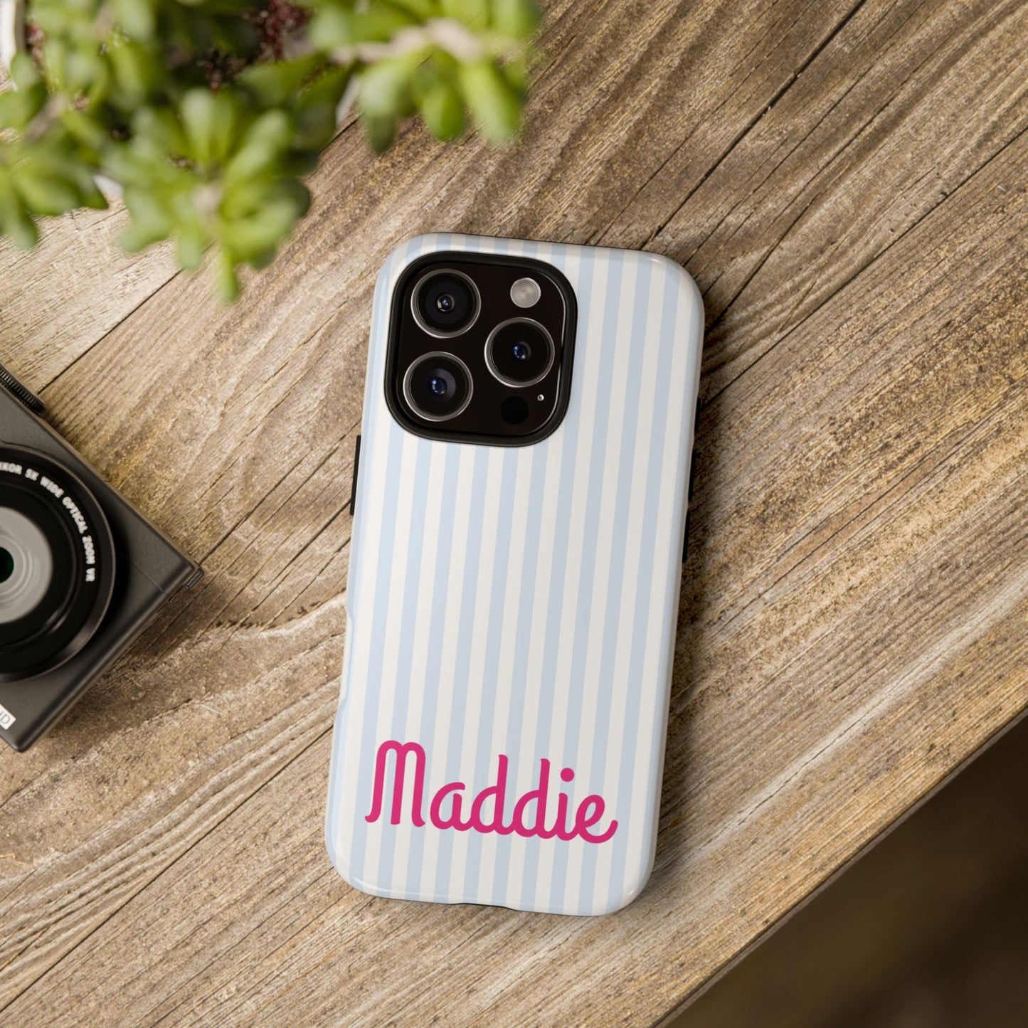Personalized Phone Tough Cases - Blue Stripe