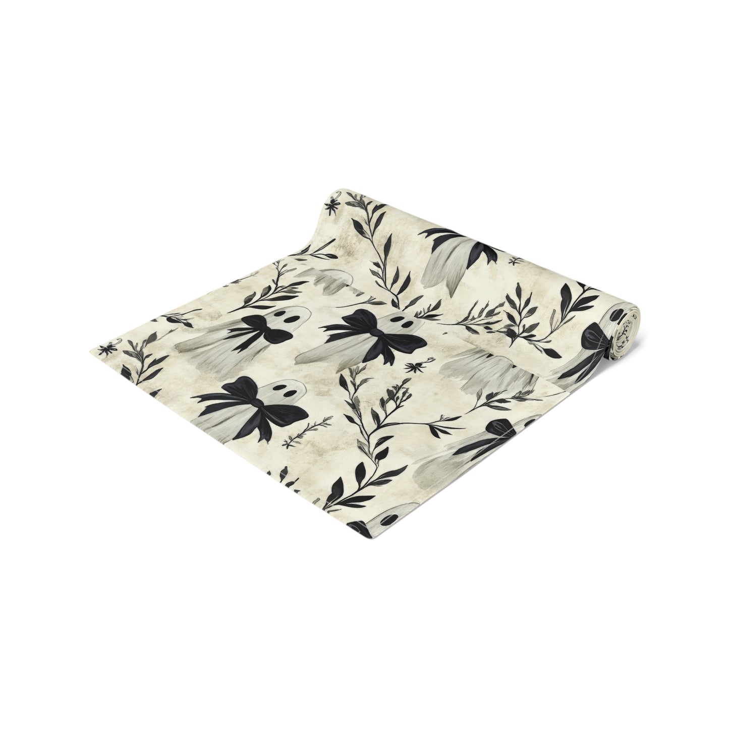 Table Runner, Ghosts with Black Bows