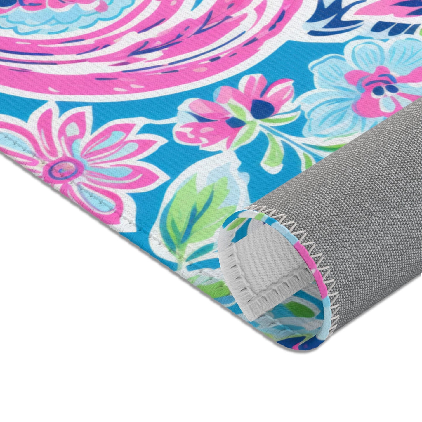 Custom Rug, Preppy Paisley