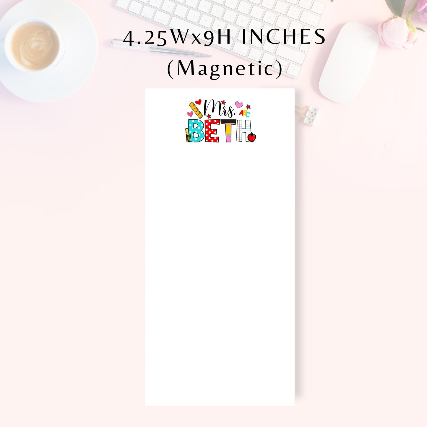 Personalized Notepad, School Supplies