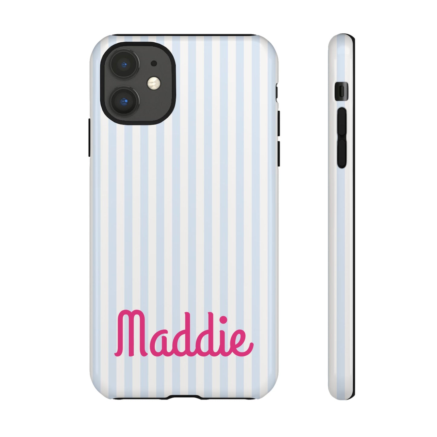 Personalized Phone Tough Cases - Blue Stripe