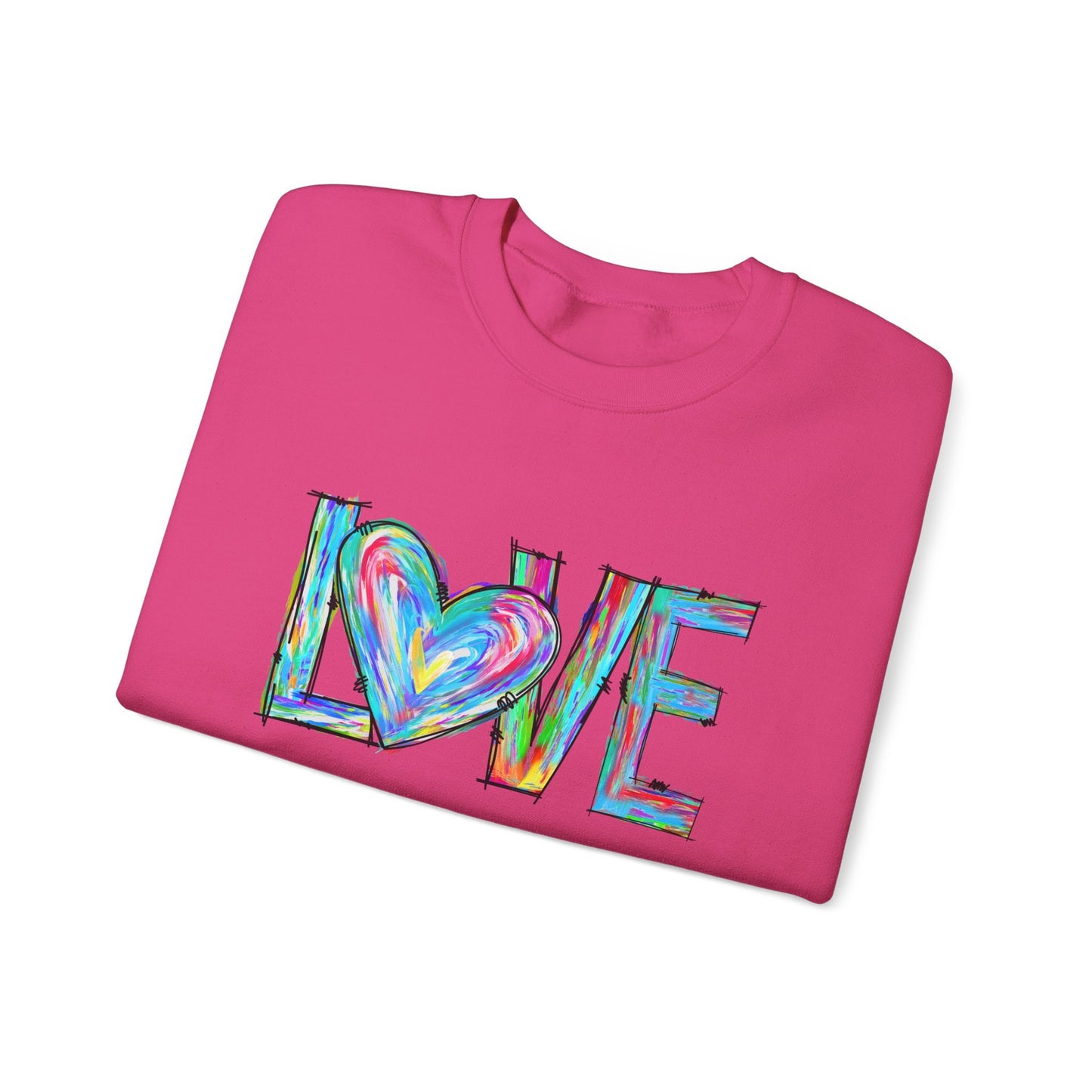 Valentine's Sweatshirt, Love Heart Sweatshirt, Valentines Shirt, Teacher Sweatshirt, Heart Arm Patches, Cute Valentine's Shirt