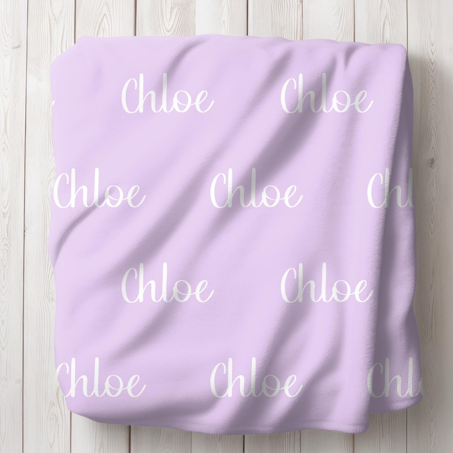 Customizable Name Blanket