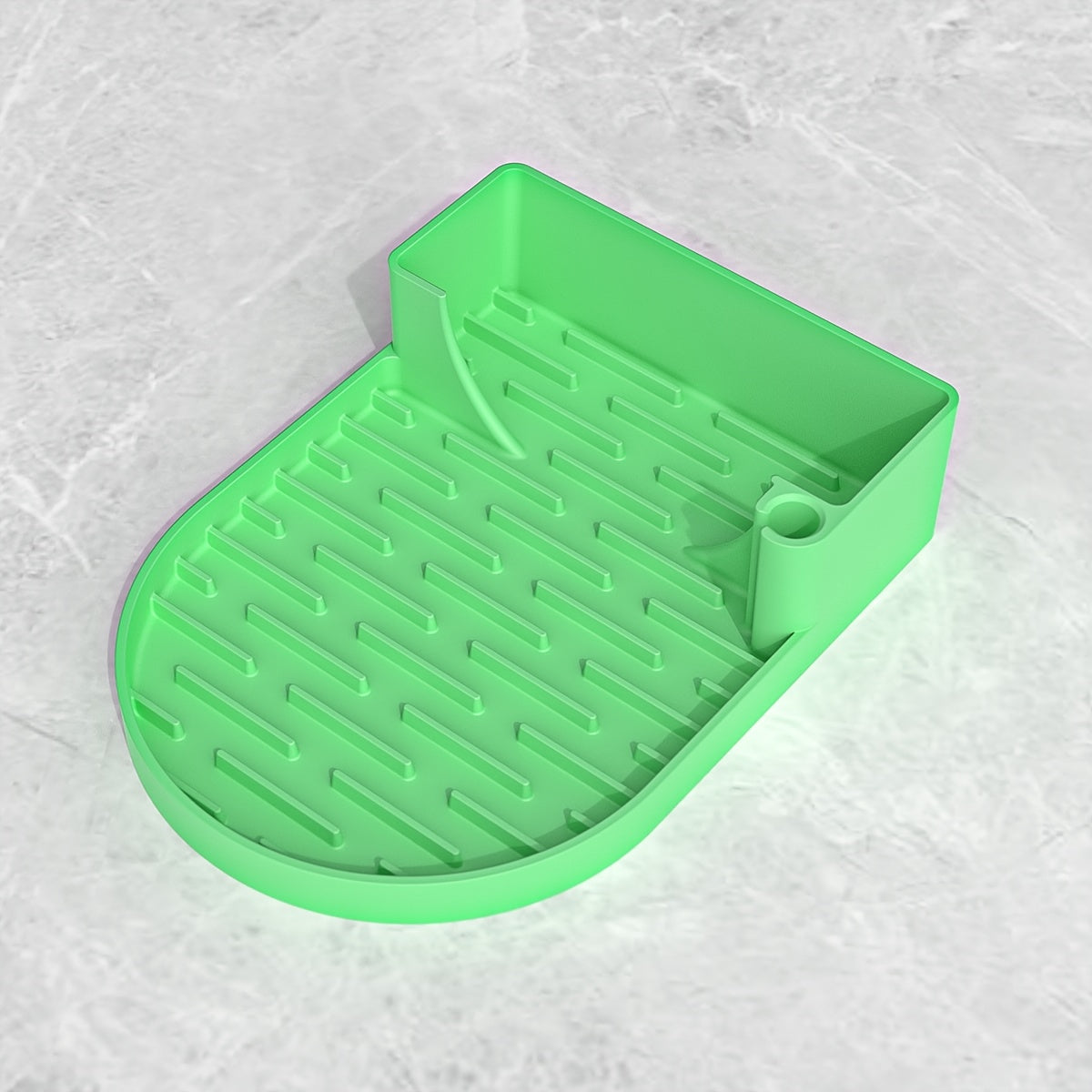 1pc Silicone Water Bottle Draining Rack Tray - Spill-Proof, Counter Top, Compact Design, Easy Cleaning, Compatible with 40oz and 30oz Stanley Cups, Ideal for Kitchen and Outdoor Use