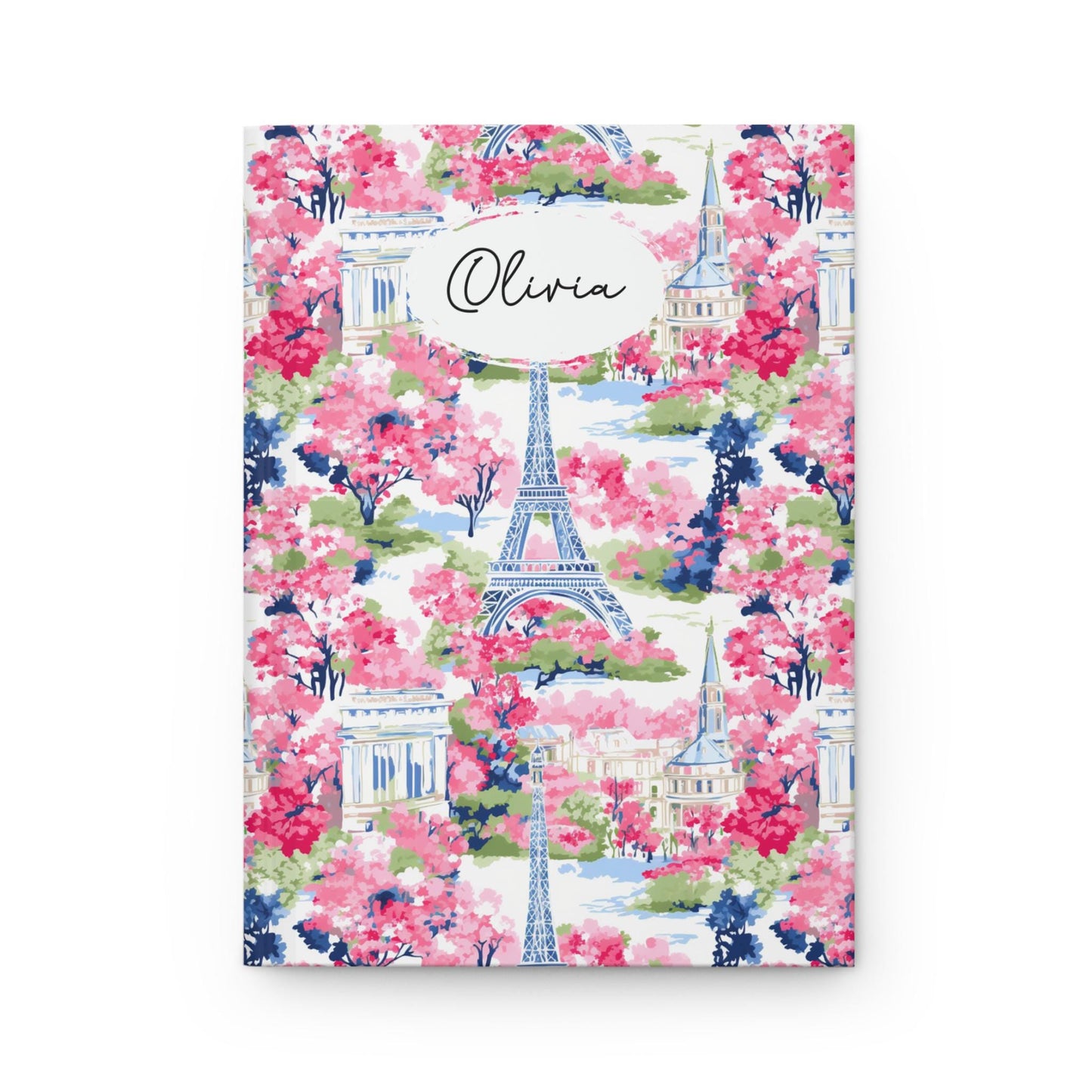 Personalized Watercolor Floral Journal