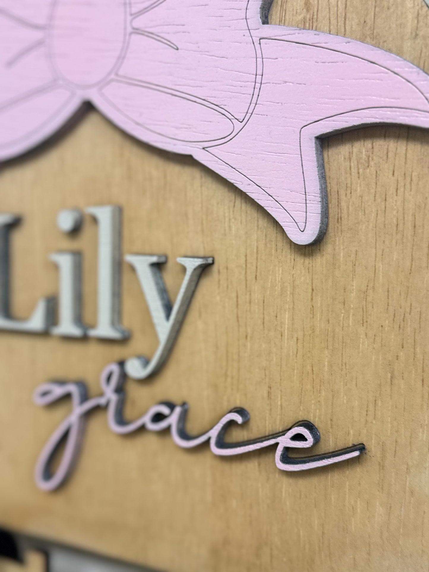 Personalized Hairbow Holder