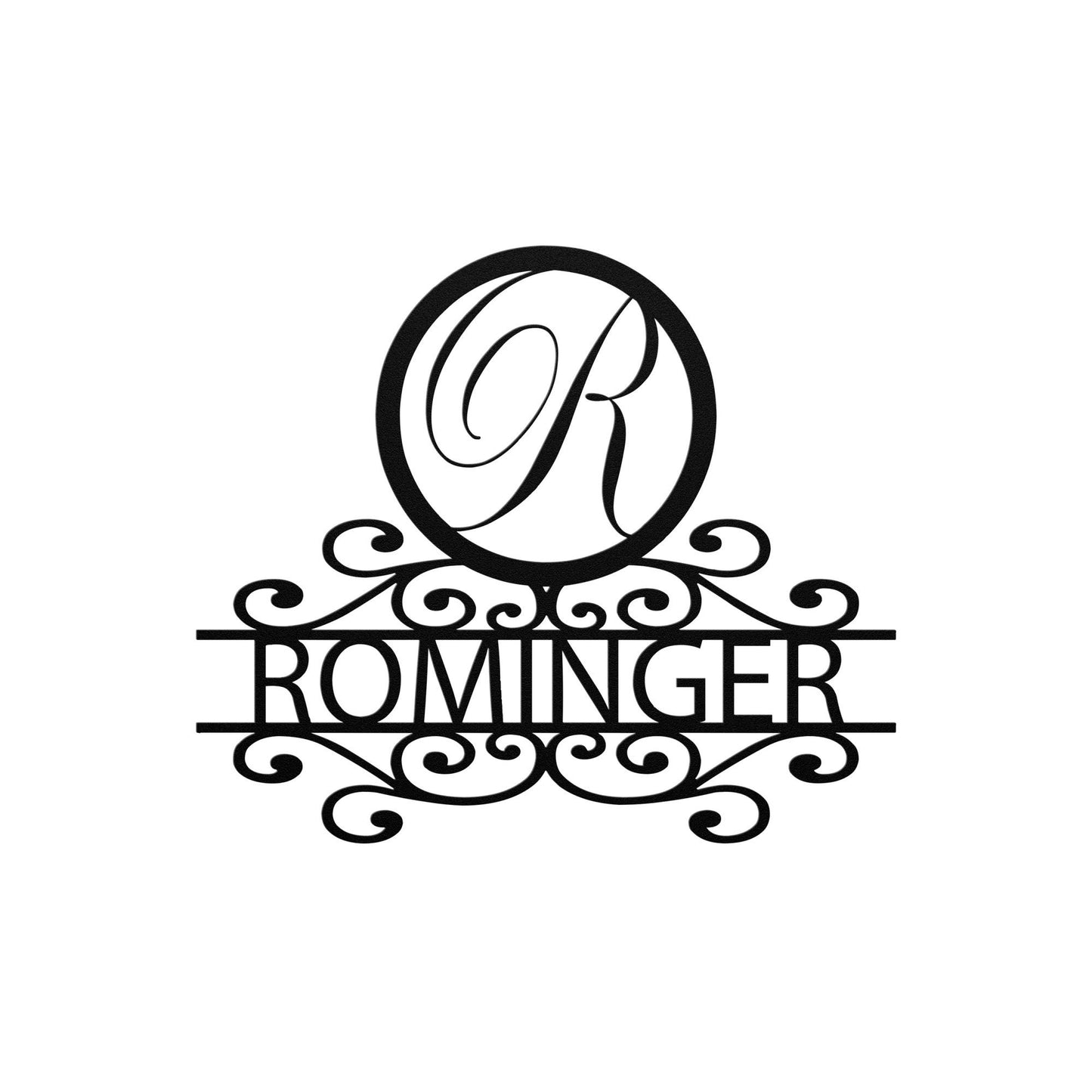 Last Name | Script Art | Metal Sign | Wall Sign | Outdoor and Indoor | For The Home