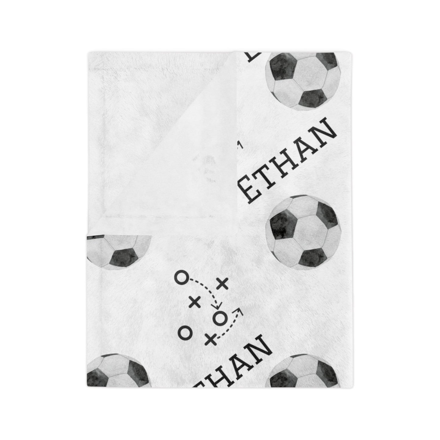 Personalized Sports Blanket - Soccer