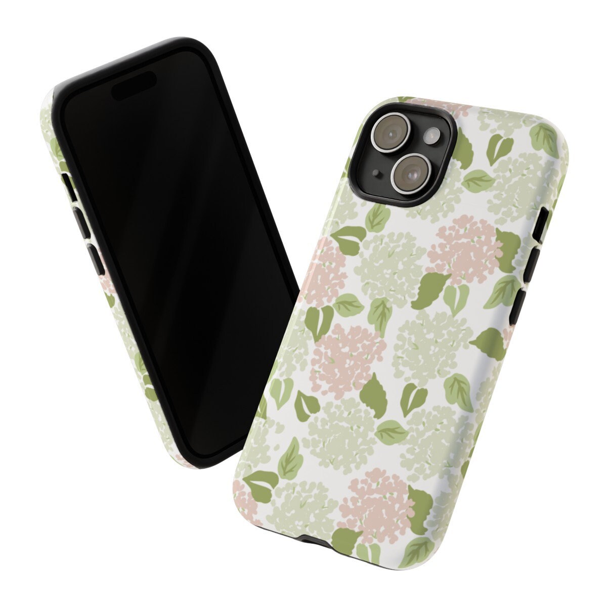 Custom Phone Case, Hydrangeas