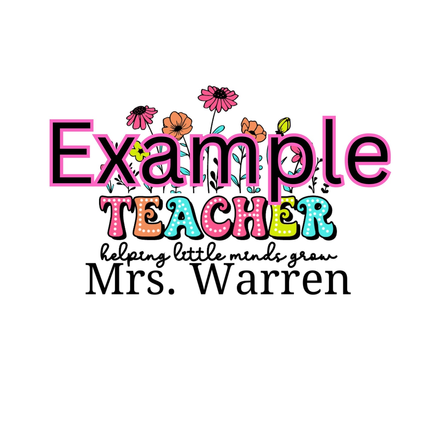 Personalized Notepad, Teacher, Helping Little Minds Grow