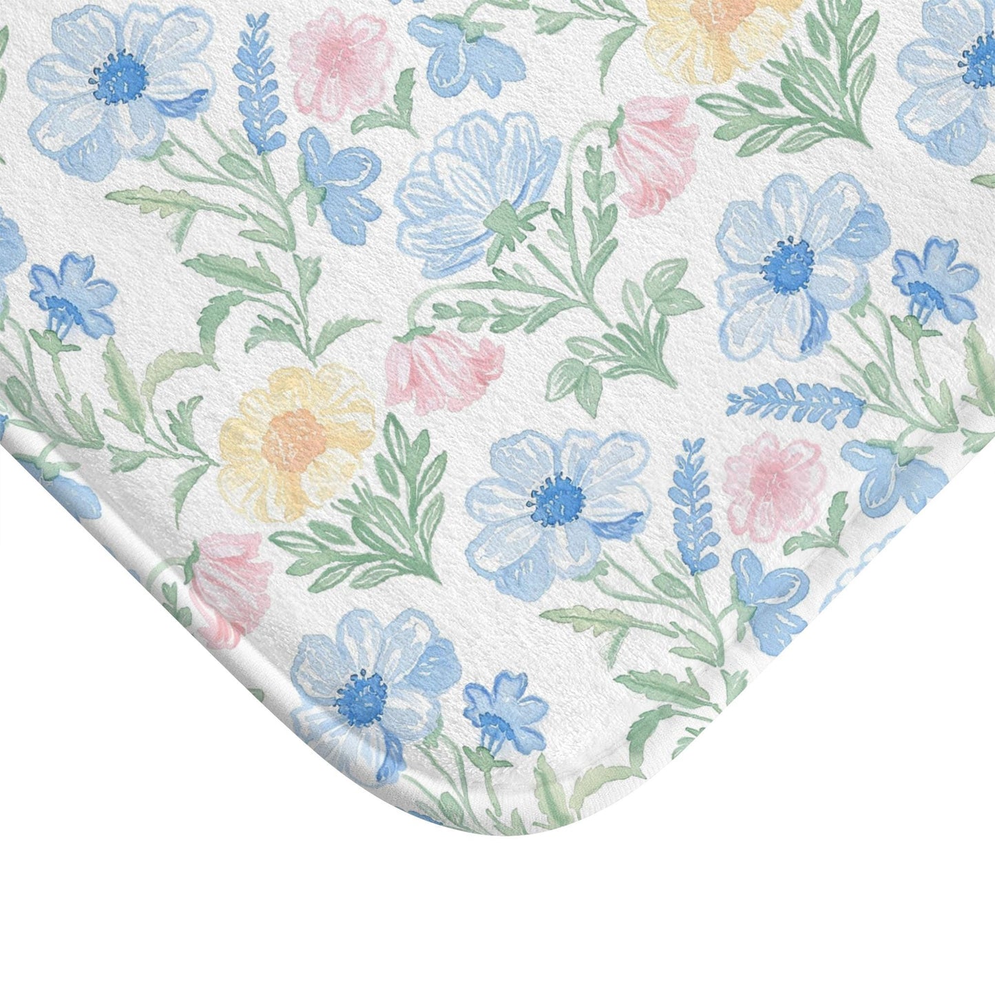 Custom Shower Curtain, Coquette Floral