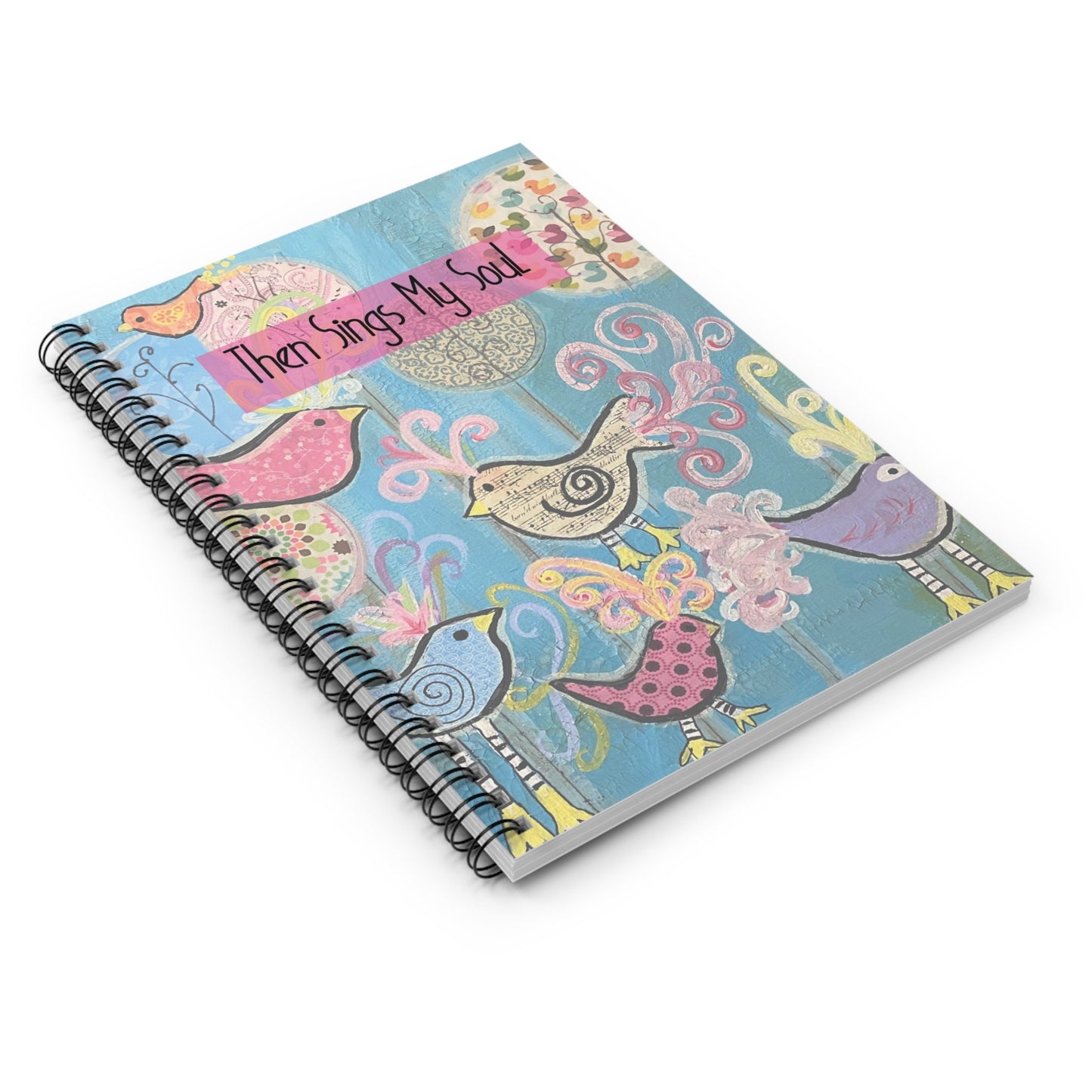 Personalized Floral Journal, Original Artwork