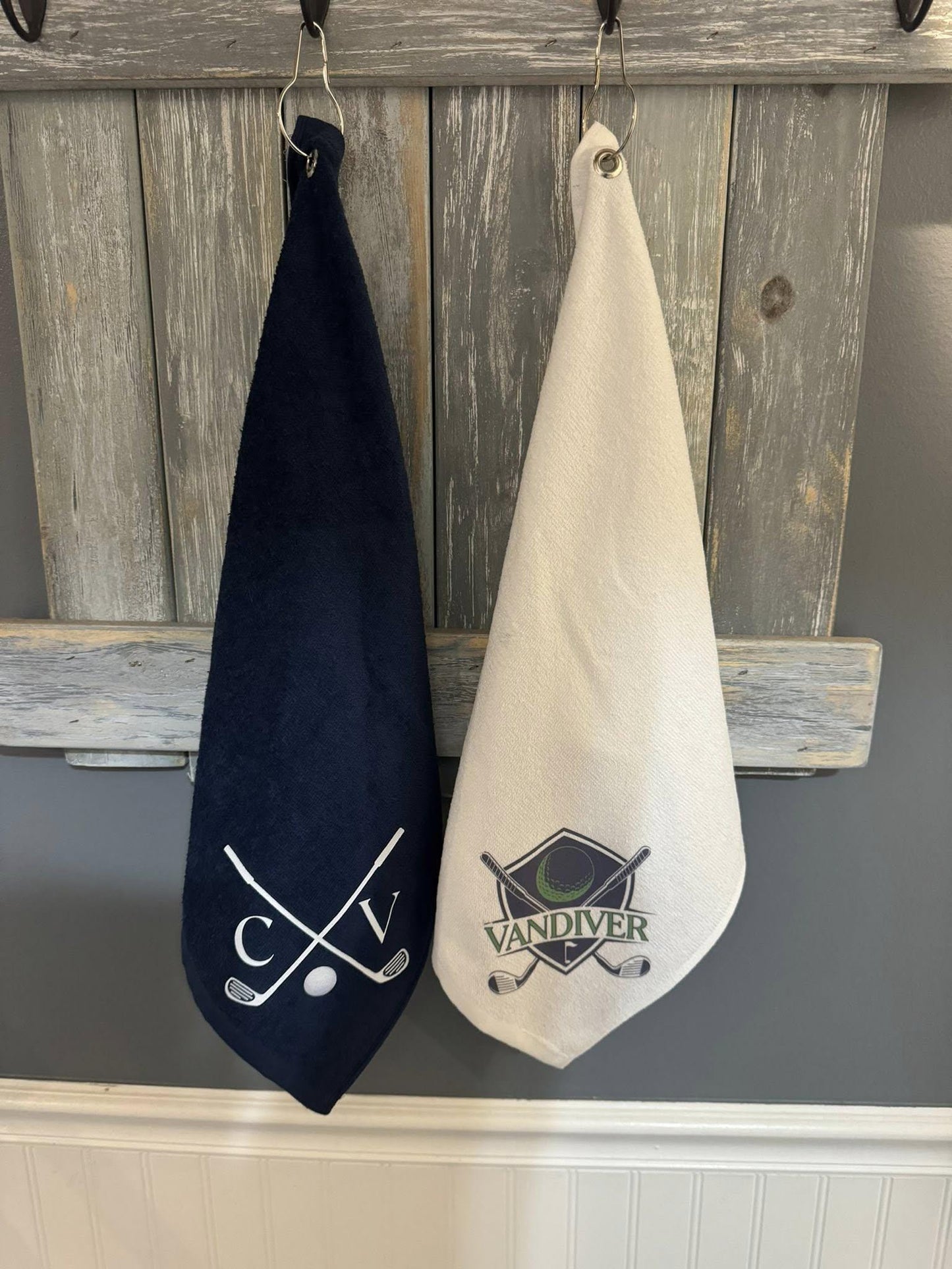 Custom Golf Towel, Golf Gear, Towel for Golf, Dad Golf Gift, Fathers Day Golf, Groomsmen Gifts, Monogrammed Towel, Bachelor Party Gift