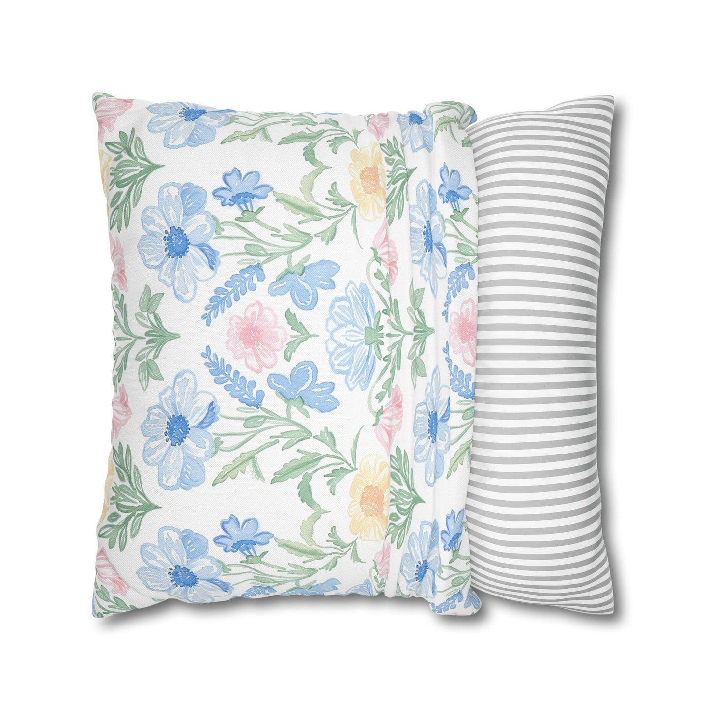 Custom Throw Pillow, Coquette Flowers