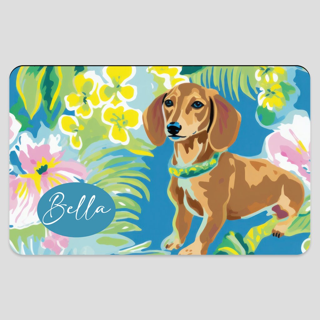 Custom Pet Mat, Dog Food Placemat