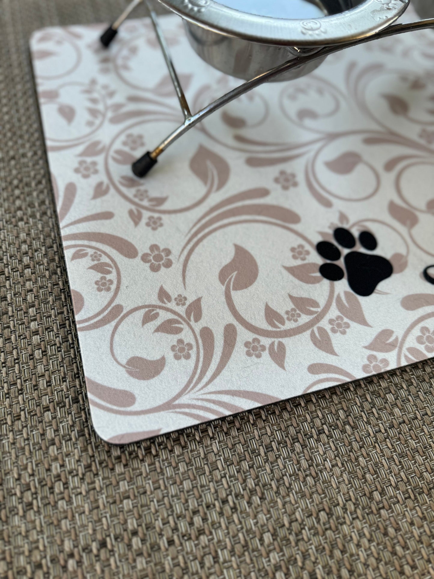 Custom Pet Mat, Dog Food Placemat