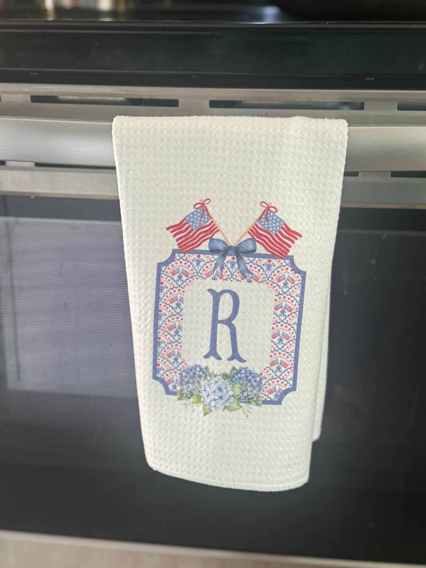 Personalized Kitchen Towel, 4th of July