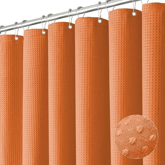 Waffle Waterproof Shower Curtain