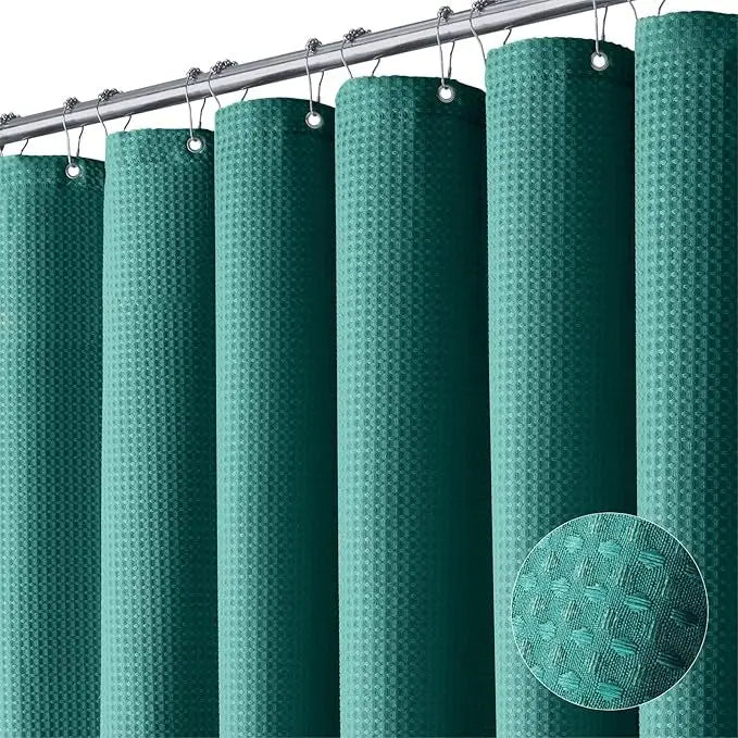 Waffle Waterproof Shower Curtain