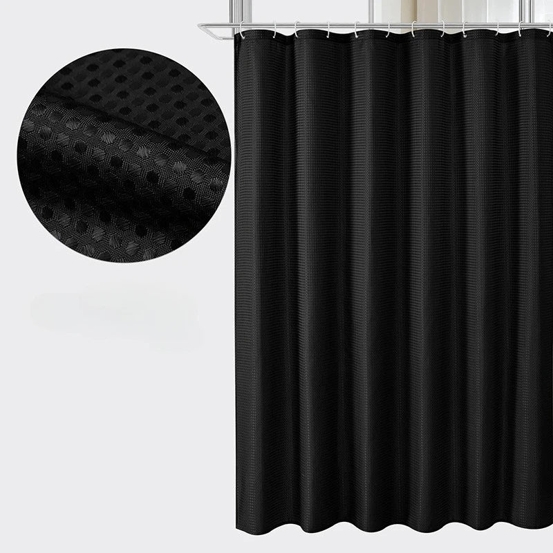 Waffle Waterproof Shower Curtain