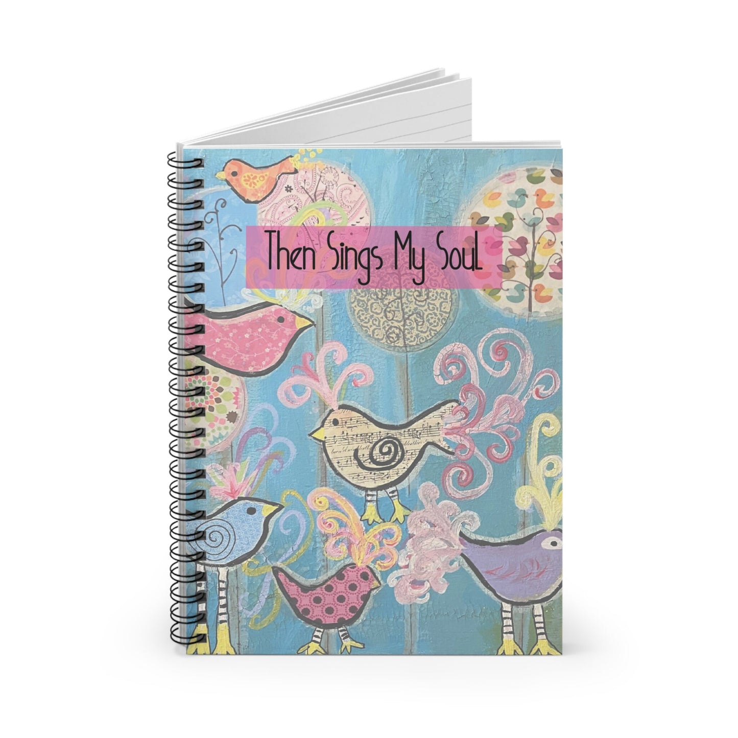 Personalized Floral Journal, Original Artwork