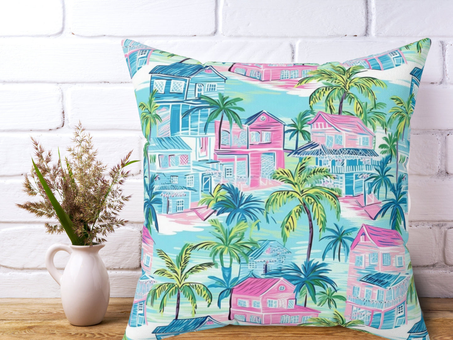Custom Throw Pillow, West Palm Beach