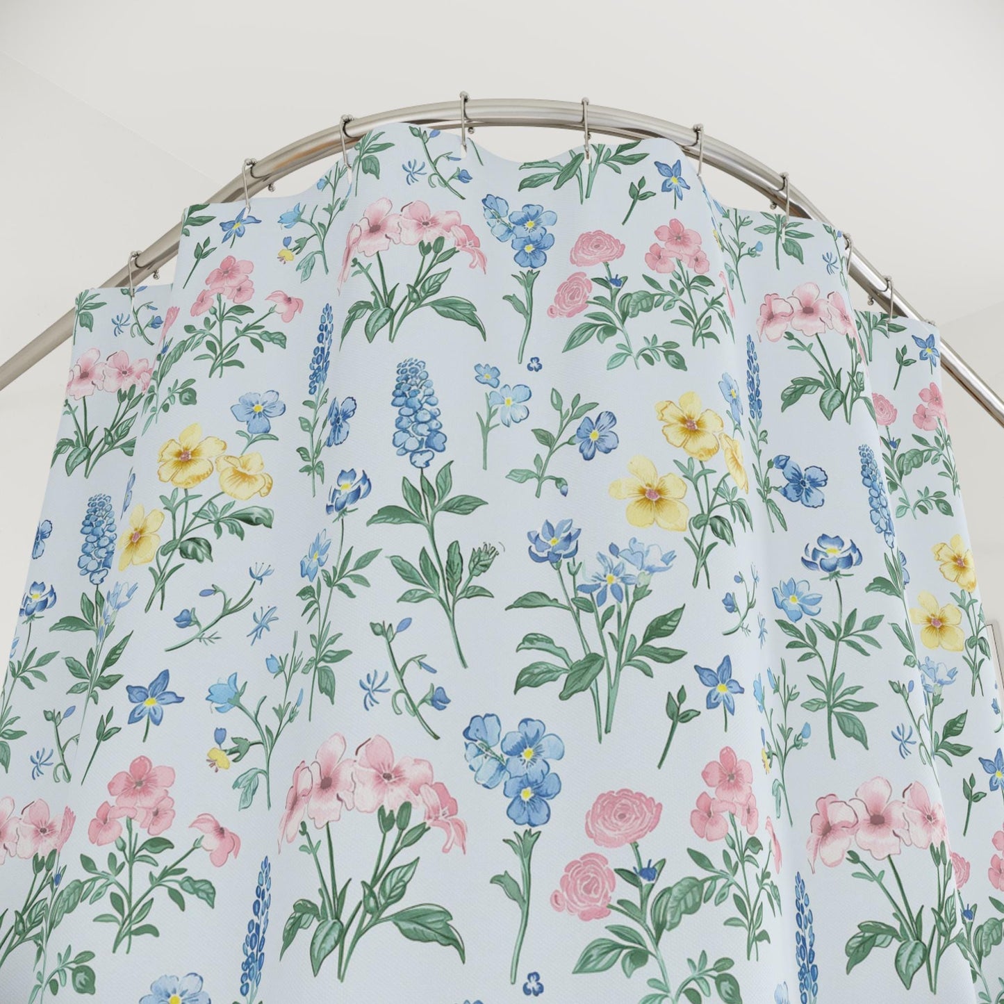 Custom Shower Curtain, Wildflowers