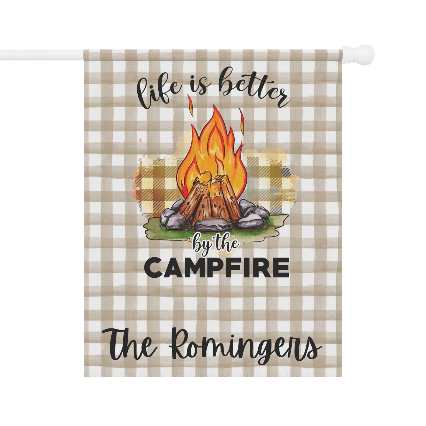 Camper Garden Flag