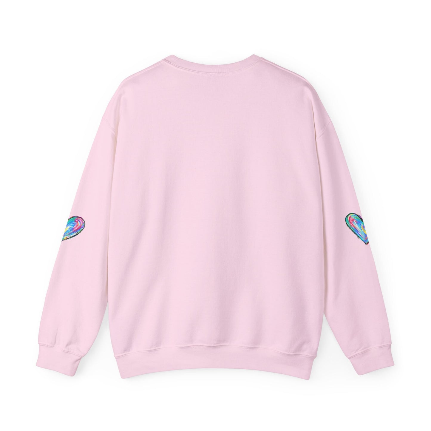 Valentine's Sweatshirt, Love Heart Sweatshirt, Valentines Shirt, Teacher Sweatshirt, Heart Arm Patches, Cute Valentine's Shirt