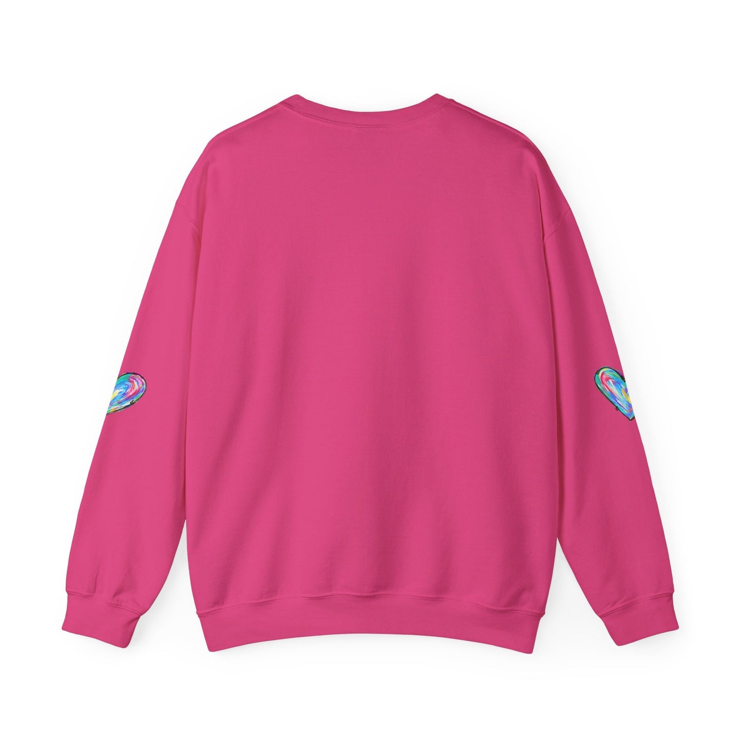 Valentine's Sweatshirt, Love Heart Sweatshirt, Valentines Shirt, Teacher Sweatshirt, Heart Arm Patches, Cute Valentine's Shirt