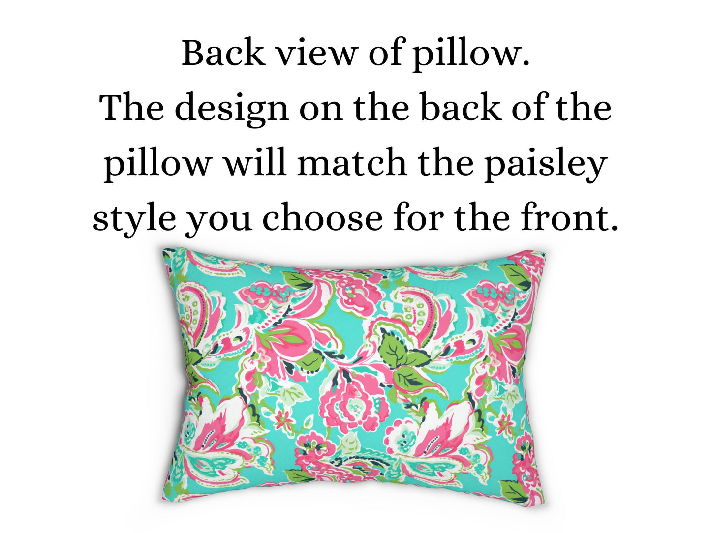 Custom Throw Pillow, Floral Monogram