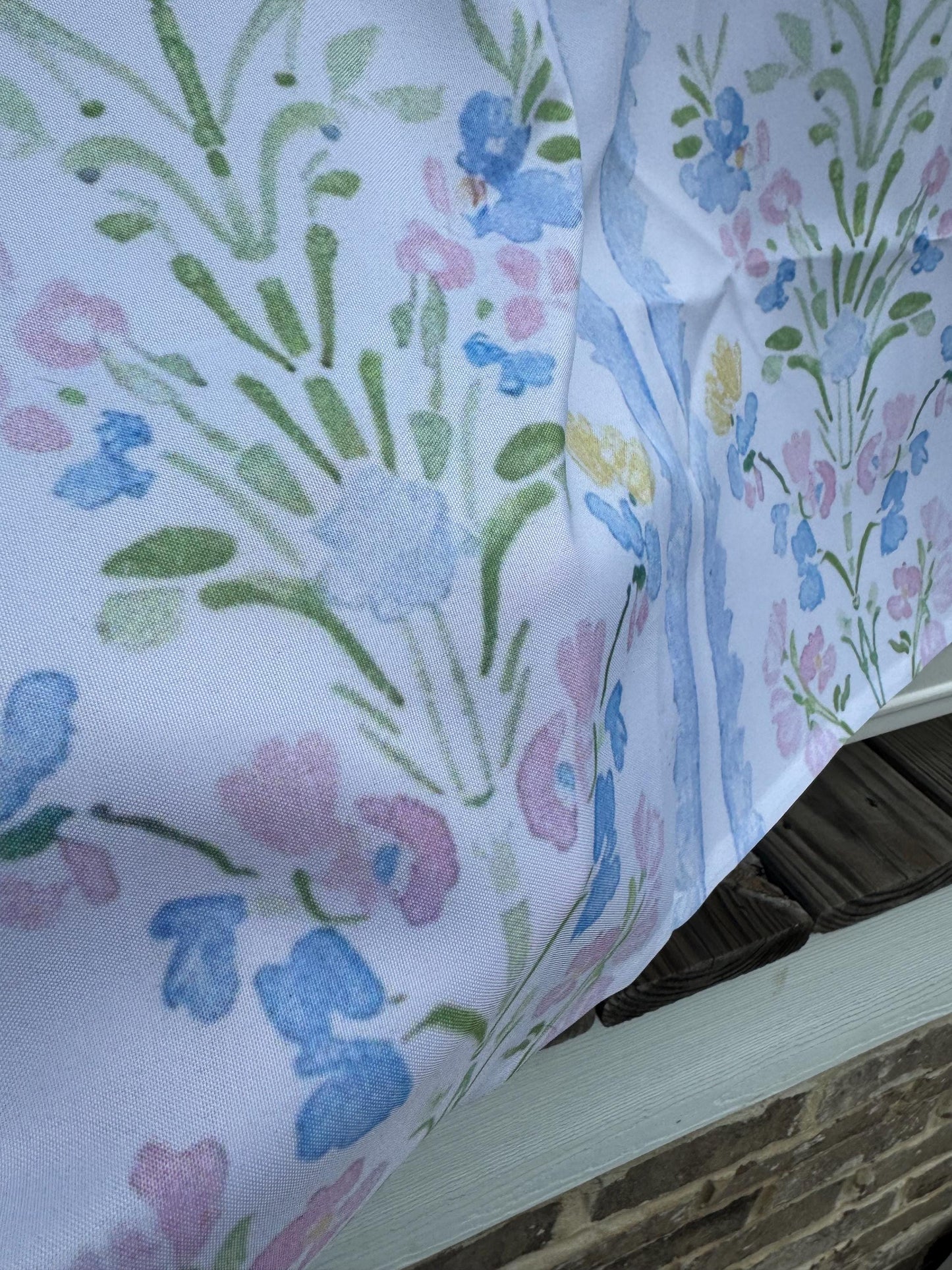 Custom Shower Curtain, Coquette Floral