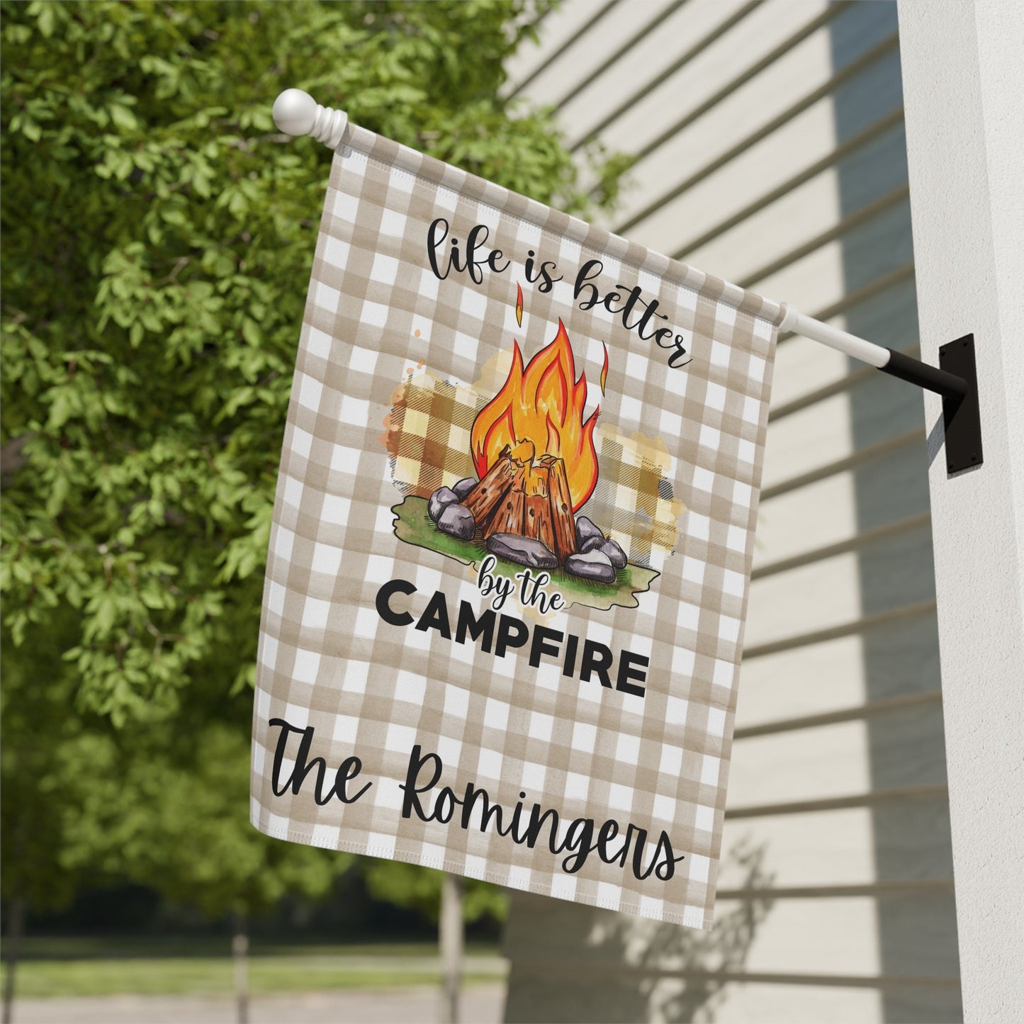 Camper Garden Flag