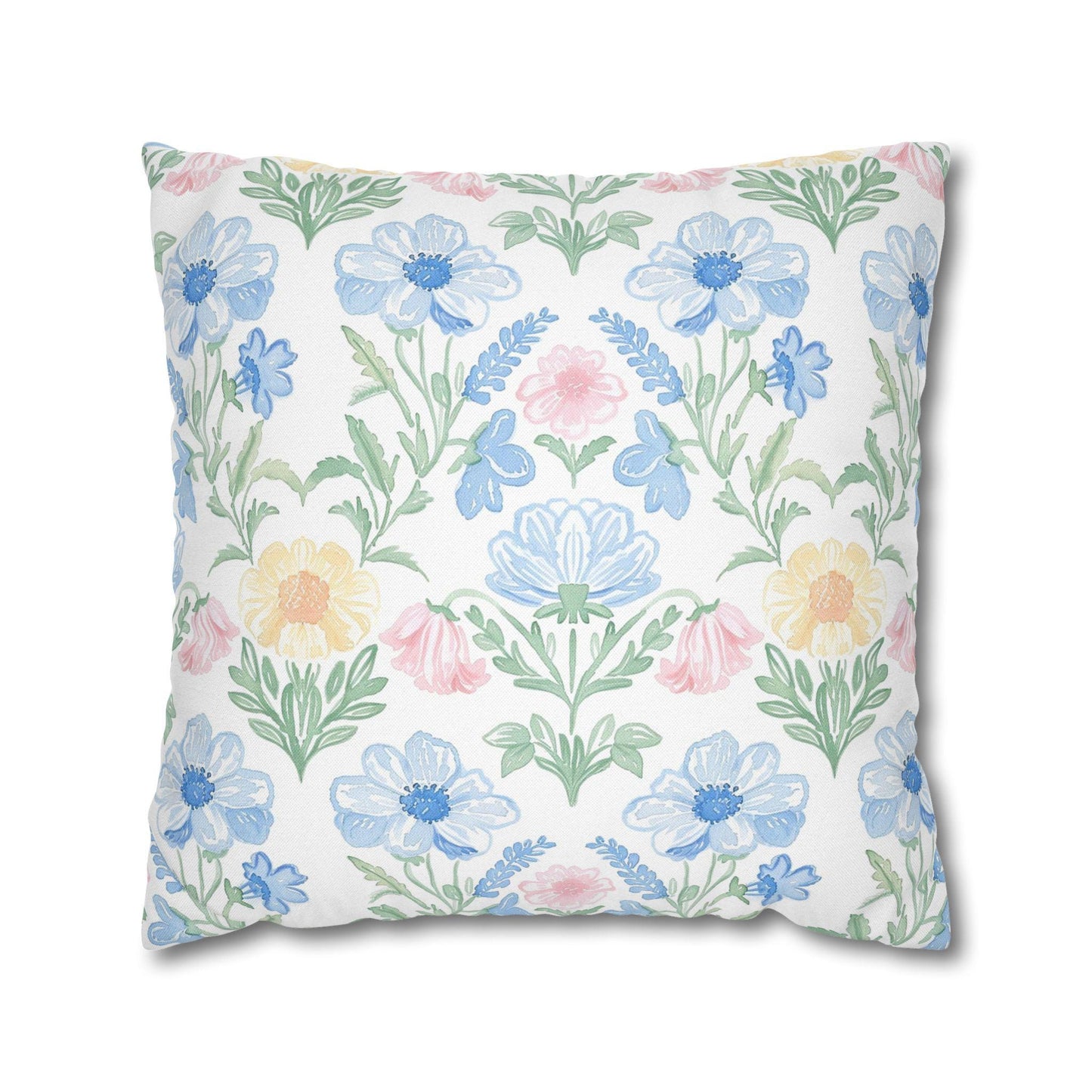 Custom Throw Pillow, Coquette Flowers