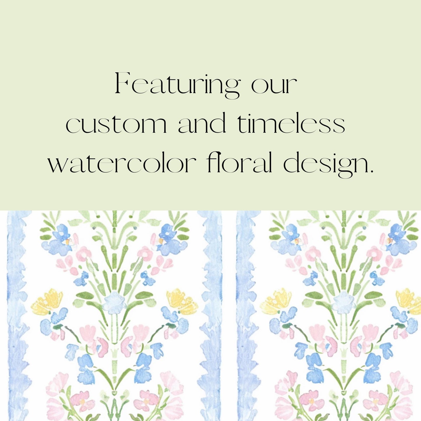 Custom Shower Curtain, Coquette Floral