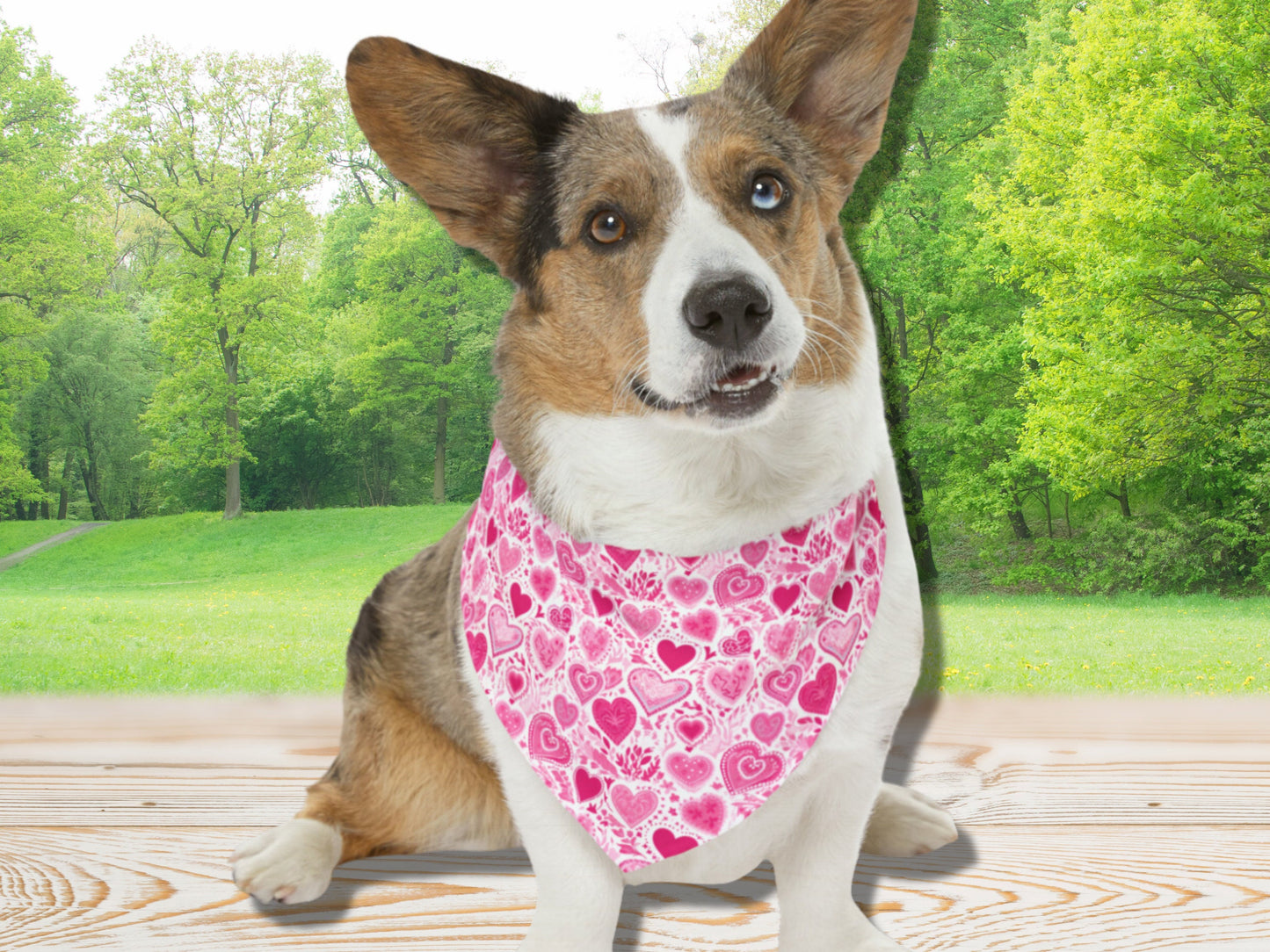 Custom Dog Bandana, Dog Valentine Bandana, Dog Gift