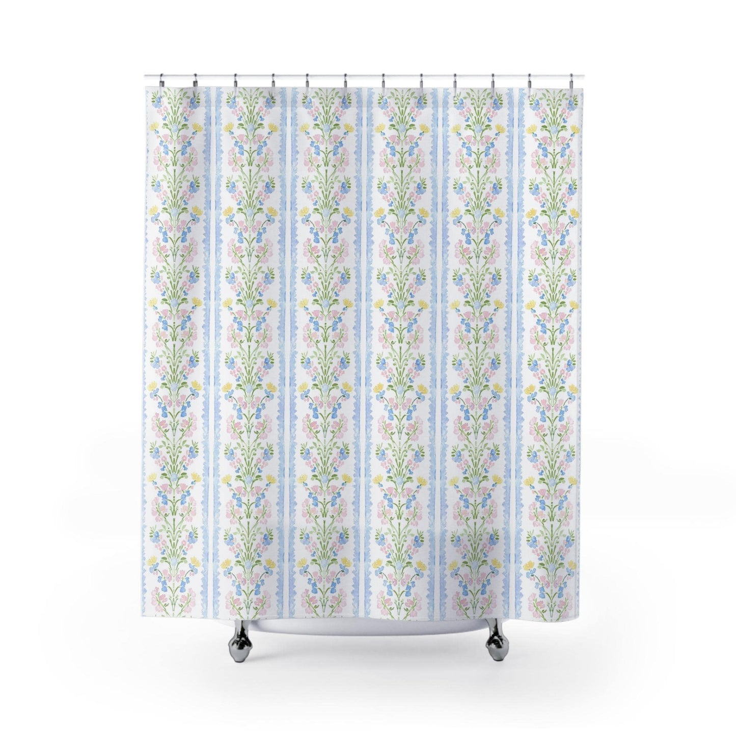 Custom Shower Curtain, Coquette Floral
