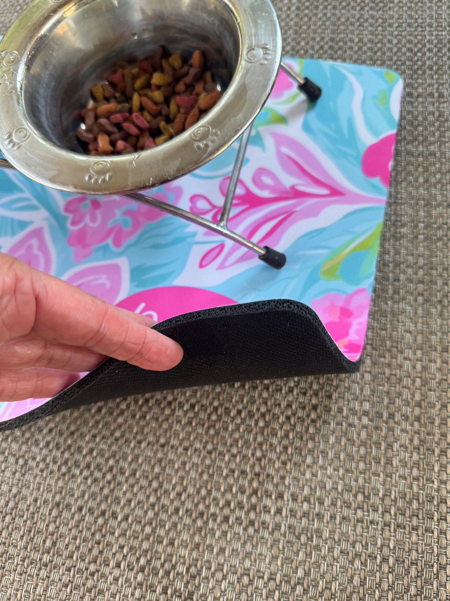 Custom Pet Mat, Dog Food Placemat