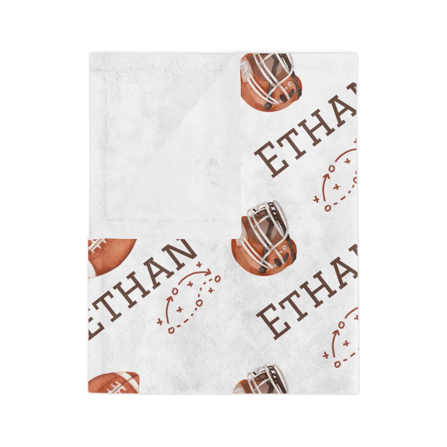 Personalized Sports Blanket - Football