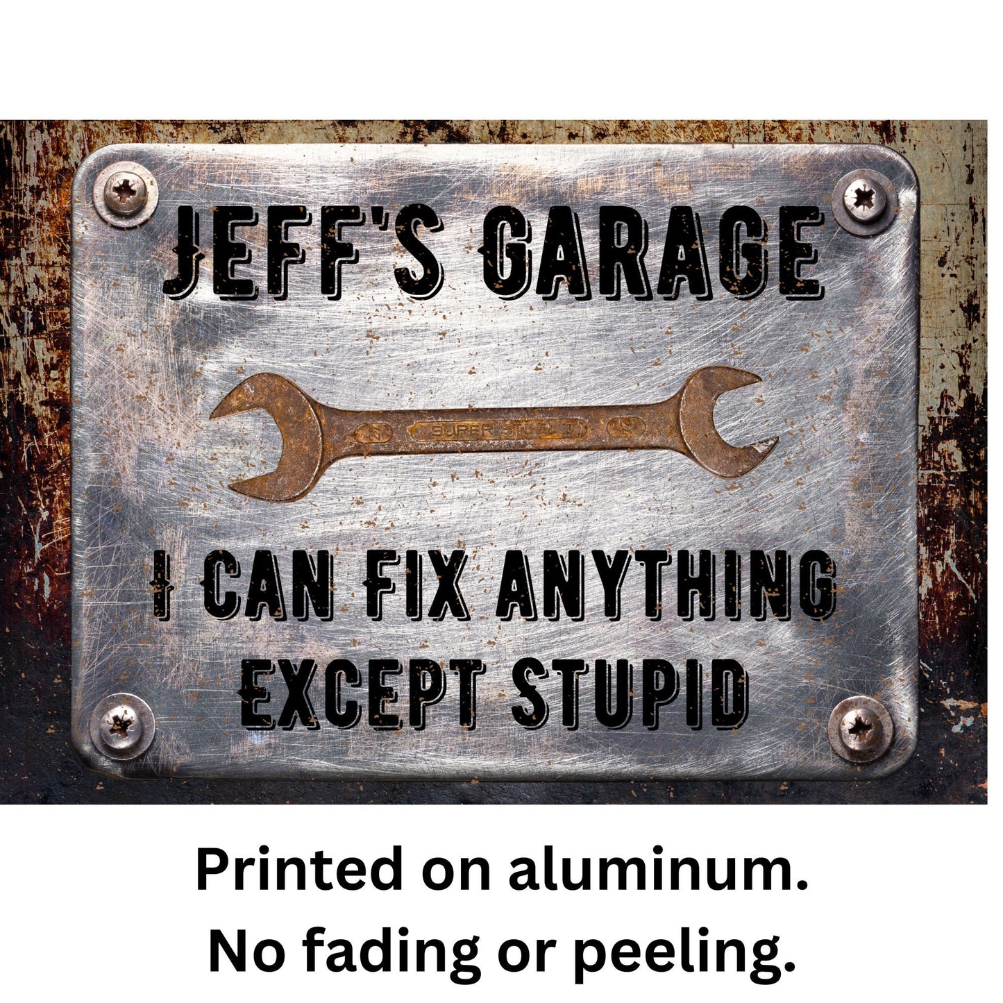 Custom Garage Sign, Dad's Garage Sign, Personalized Father's Day Gift, Gift For Dad