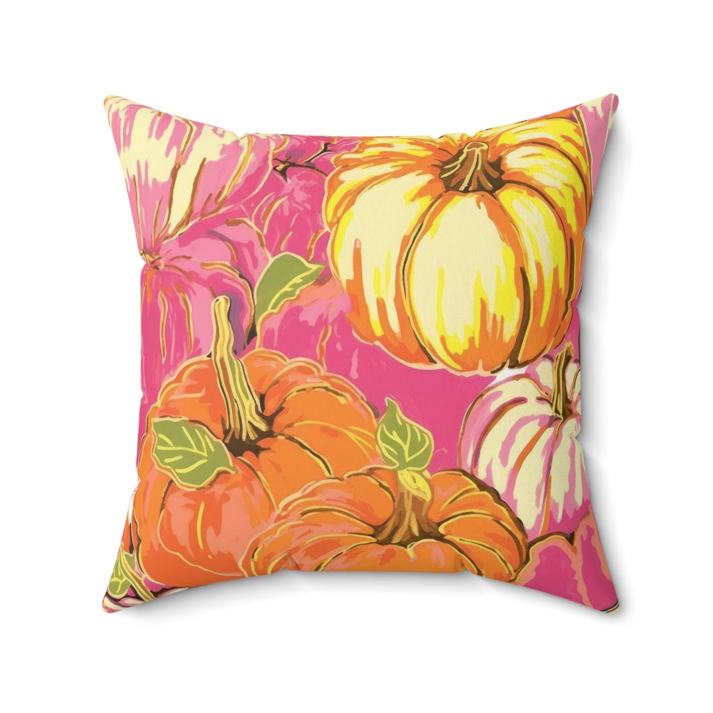 Fall Pumpkin Throw Pillow