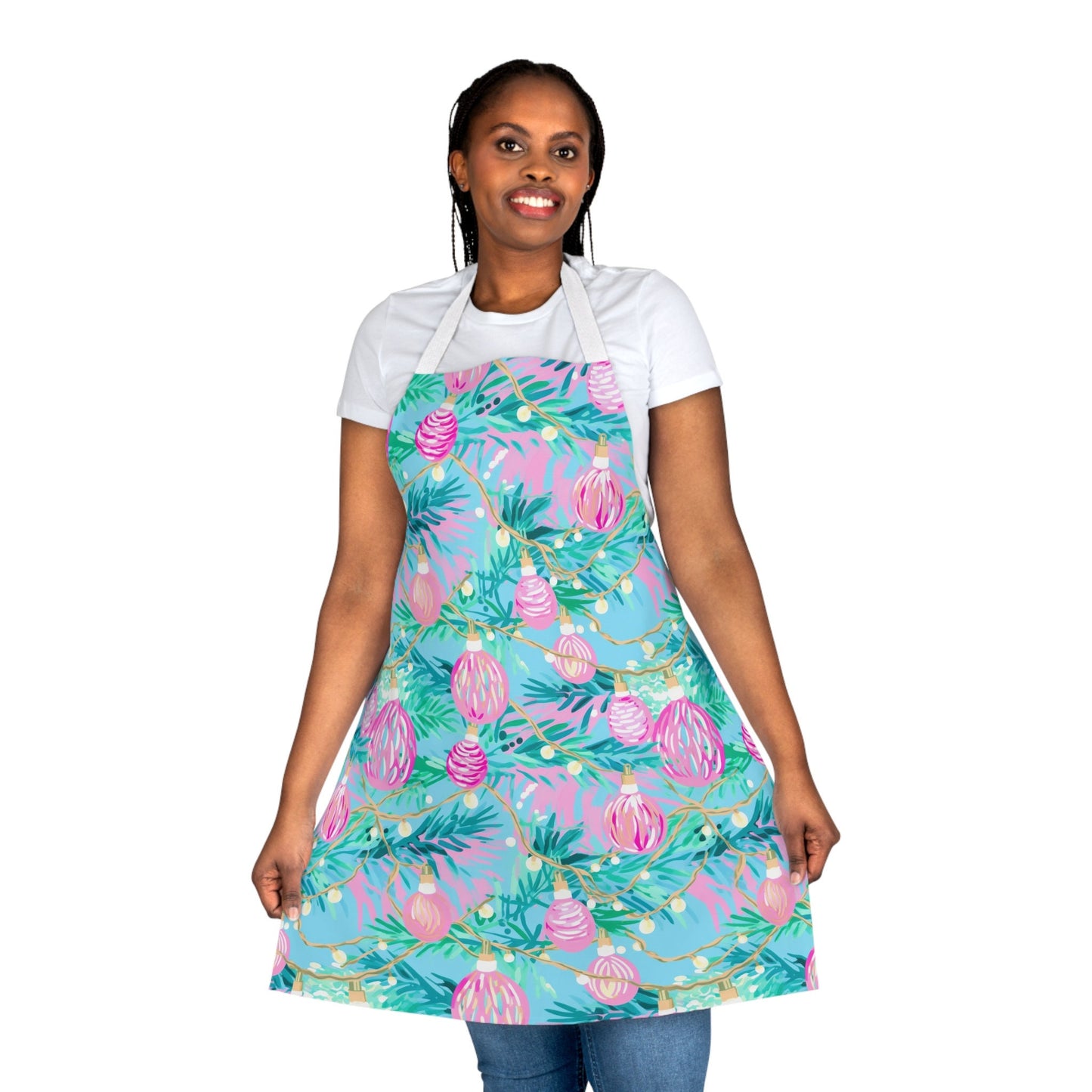 Personalized Floral Kitchen Apron for Women, Gift for Mom, Gift for Wife, Gift for Grandmother, Custom Gift, personally aprons