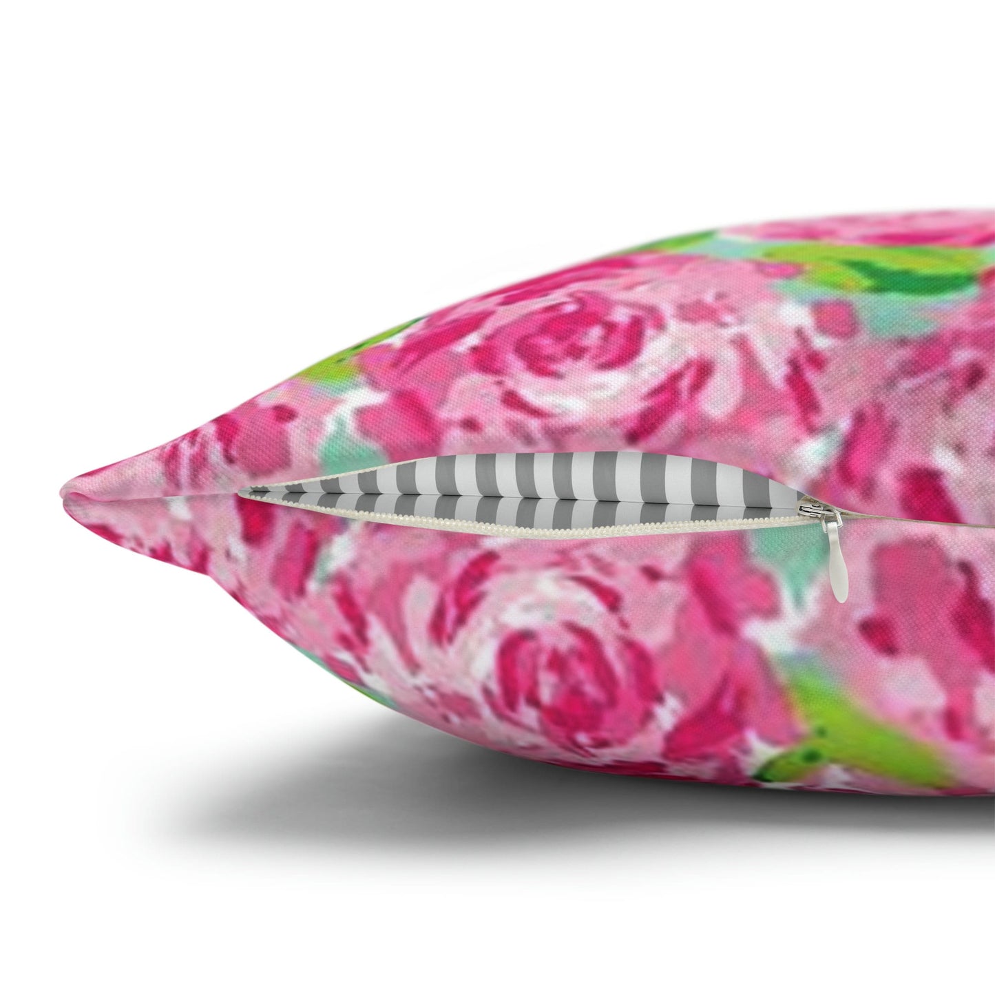 Throw Pillow, Pink Roses