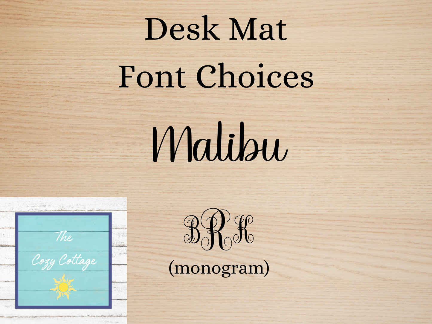 Personalized Mouse Pad, Monogram and Dots