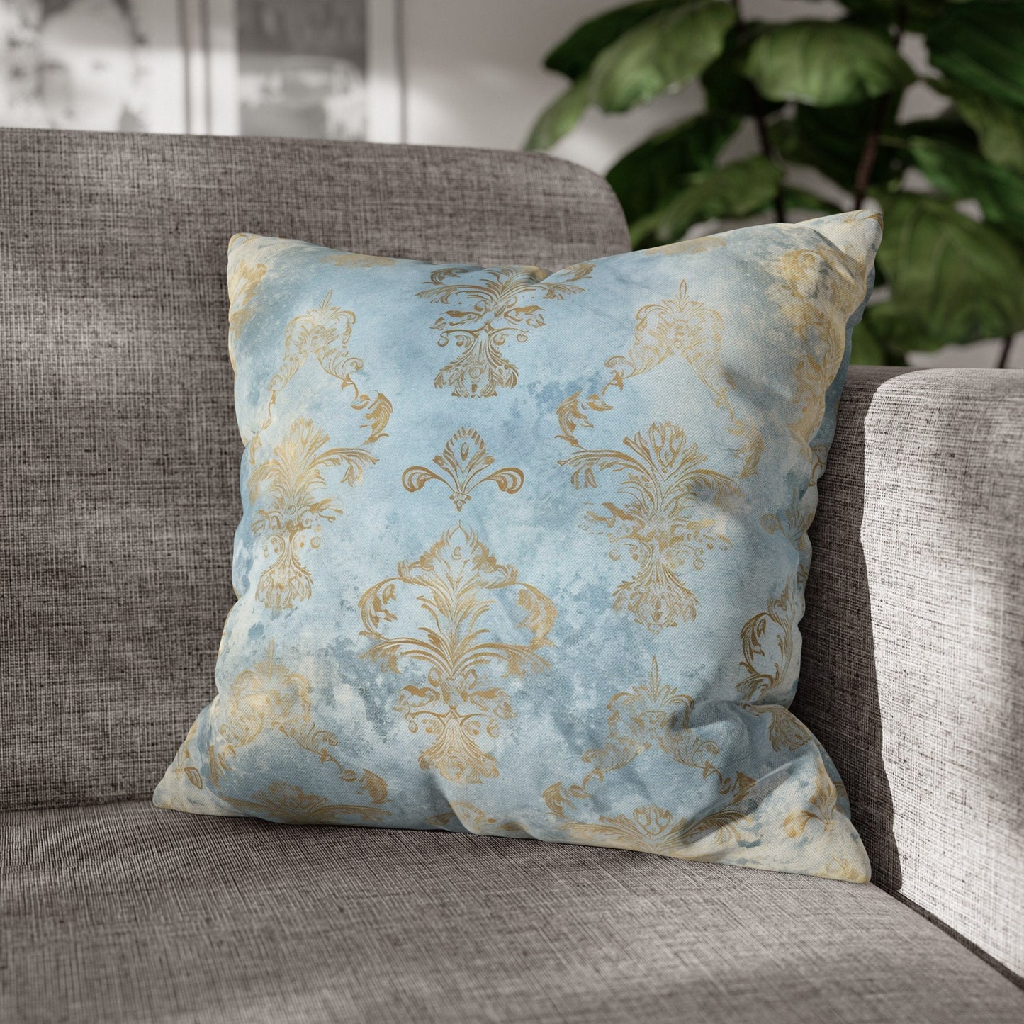 Damask Throw Pillow Floral Accent Pillow, Elegant Home Decor, French Country, Throw Pillow for Living Room, Bedroom Pillow