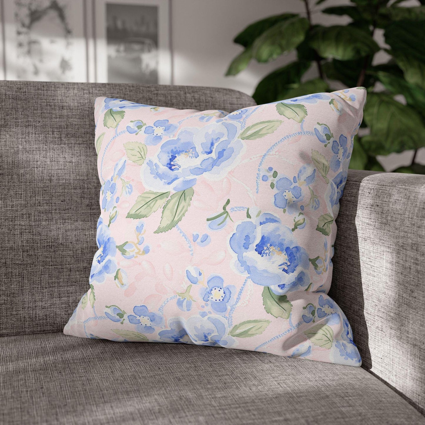 Throw Pillow, Floral